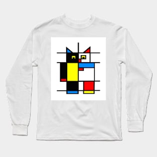 Abstract Cat Long Sleeve T-Shirt